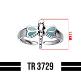 Dragonfly Sterling Silver Toe Ring
